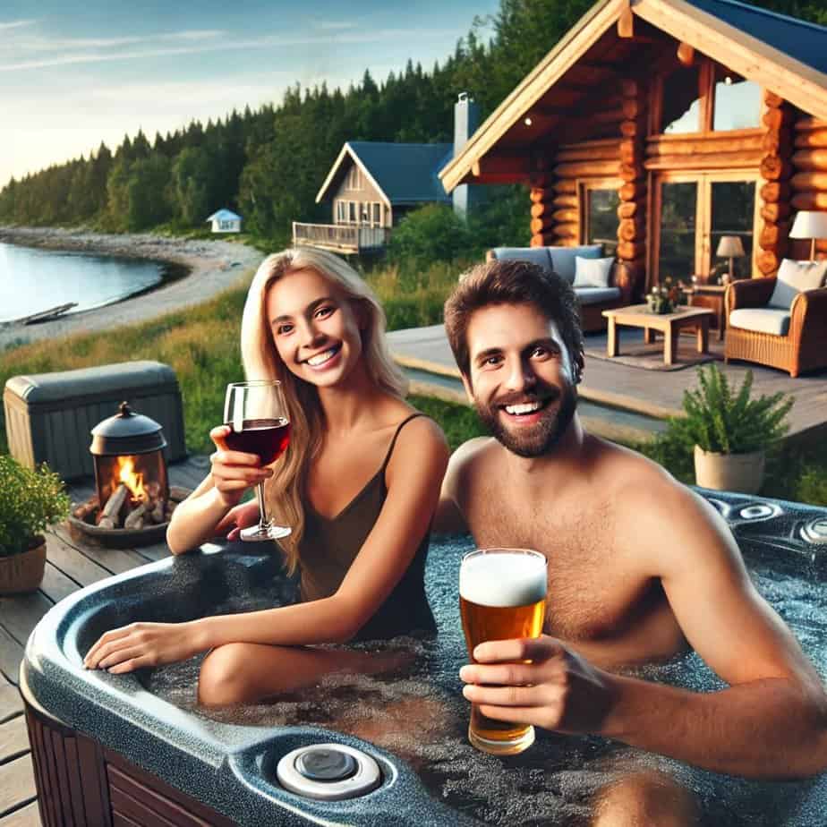Sommerhus med vildmarksbad