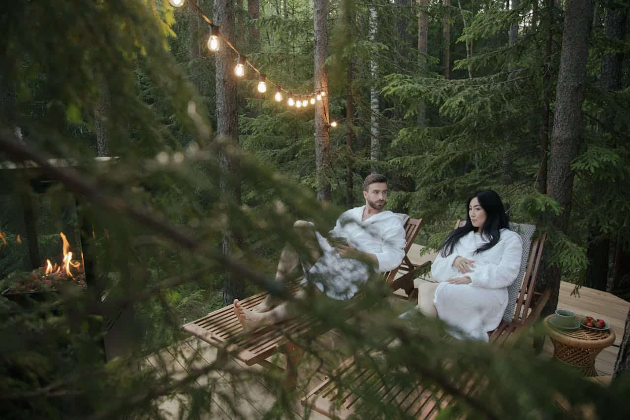 Vildmarksbad med Gas eller brænde